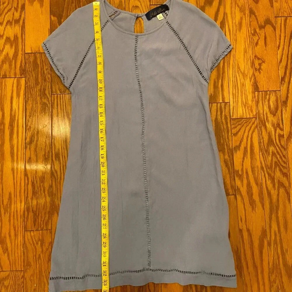 Blue Rain Light Blue Slip Dress, Large - Picture 8 of 10